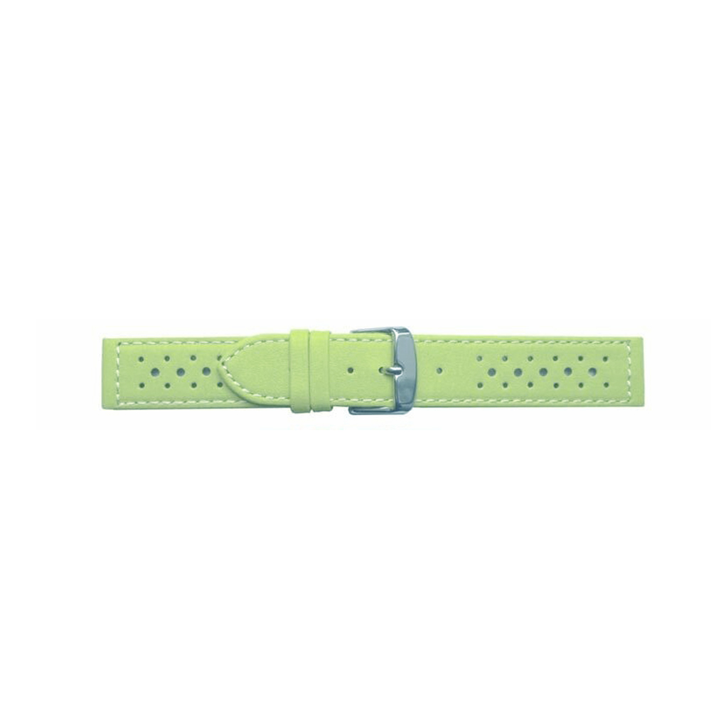 Uhrenarmband 16-18-20-22mm Grün Lederband 0248