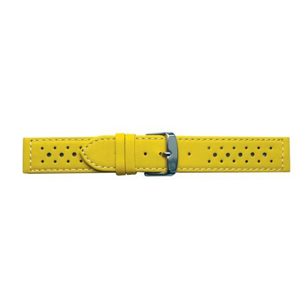 Uhrenarmband 16-18-20-22mm Gelb Lederband 0246
