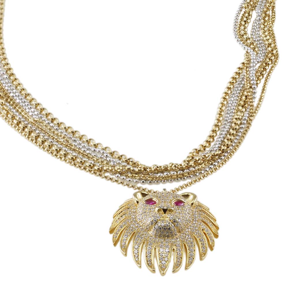 APM Monaco Kette mit Anhänger AC3897XKRY