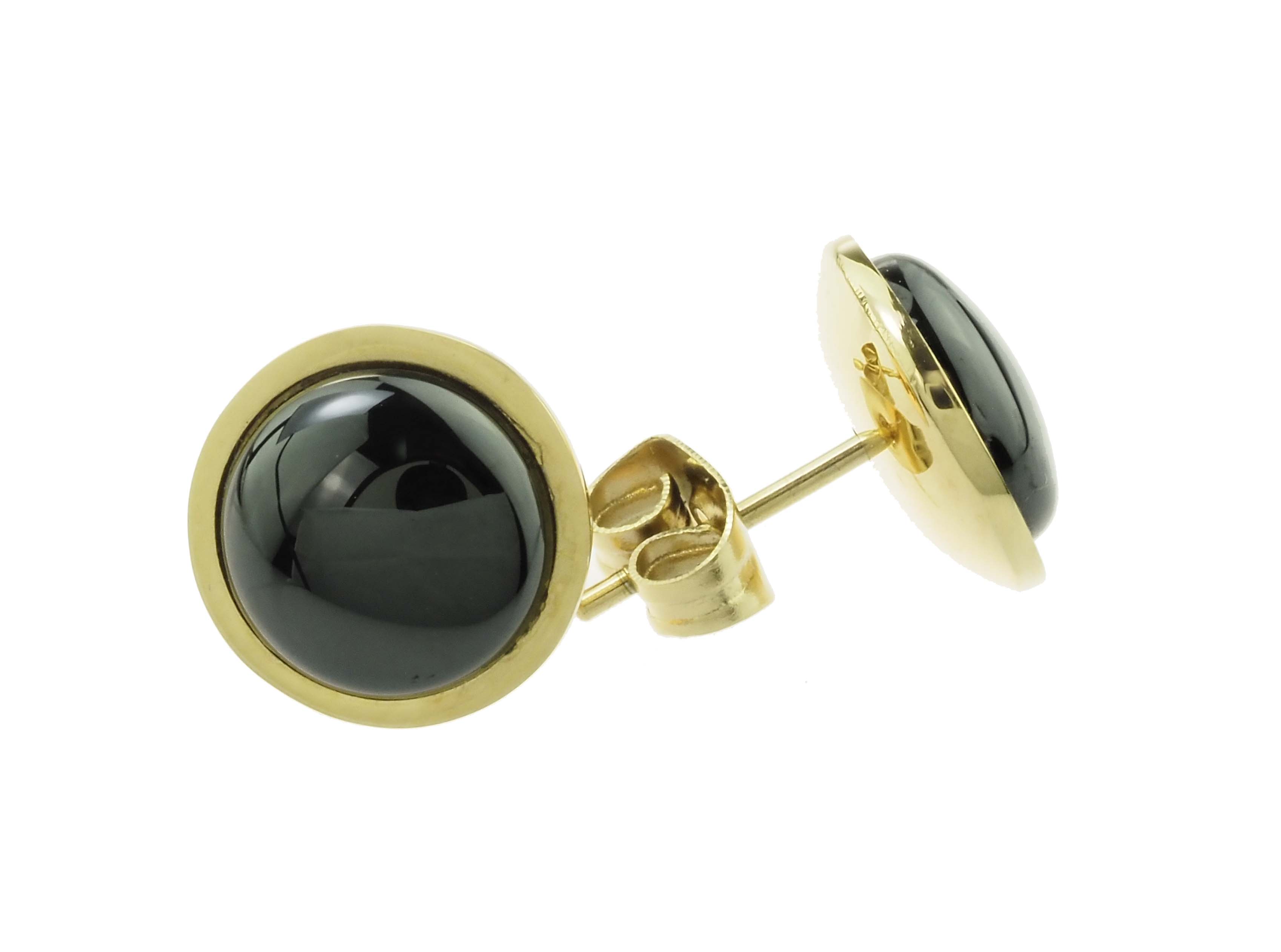 Bering Ohrstecker Arctic Symphony Gold Keramik Schwarz 012